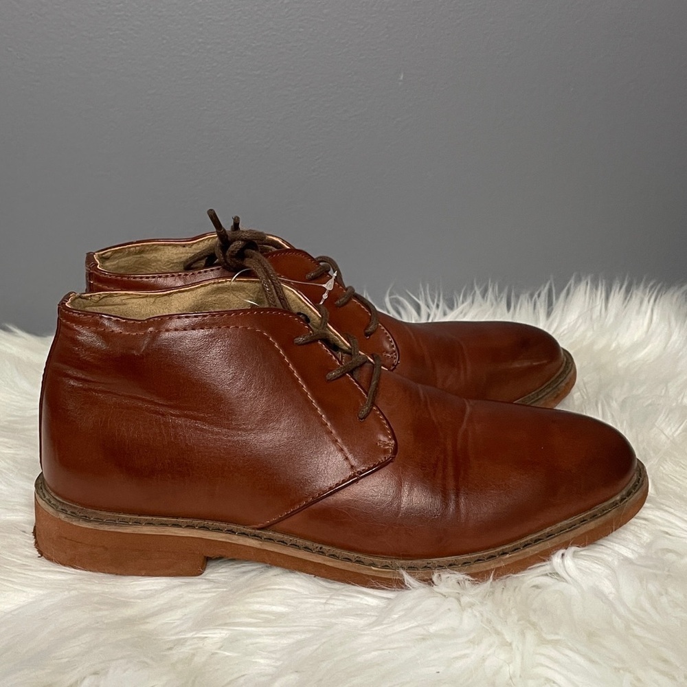 Deer Stag brown leather men’s dress boots size 5M - Picture 2 of 7